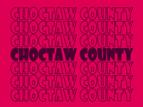Choctaw County SVG Cut File: Graphics for Print Templates