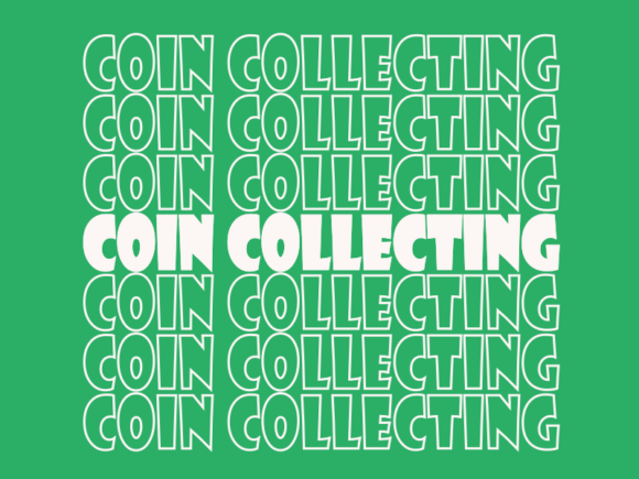 Coin Collecting SVG Cut File: Graphics for Print Templates