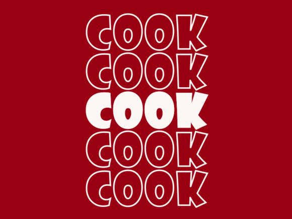 Cook Svg Cut File: Graphics for Print Templates
