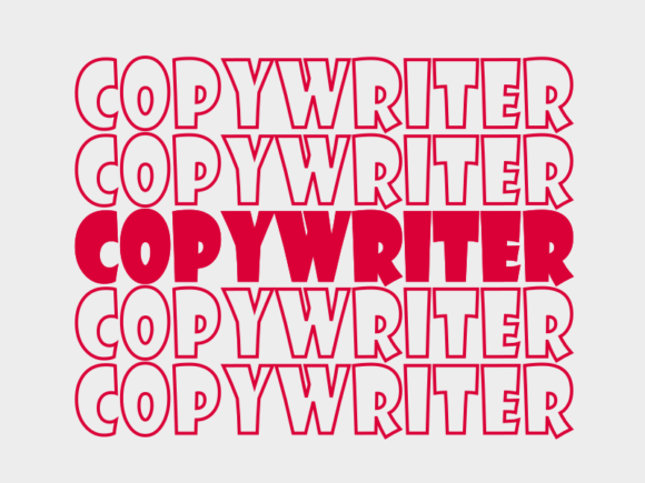 Copywriter SVG Cut File: Graphics for Print Templates