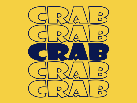 Crab SVG Cut File: Graphics for Print Templates