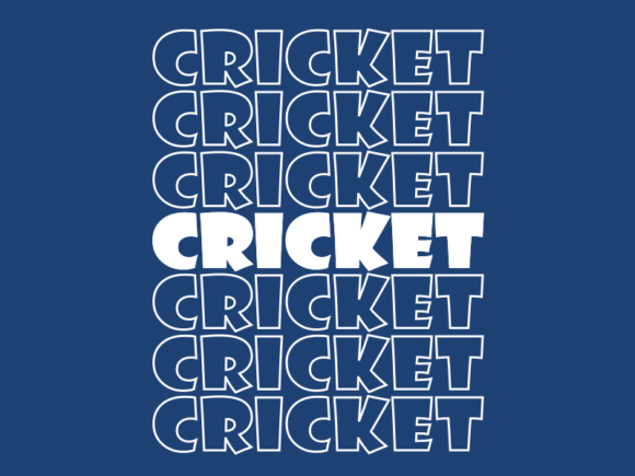 Cricket SVG Cut File: Graphics for Print Templates