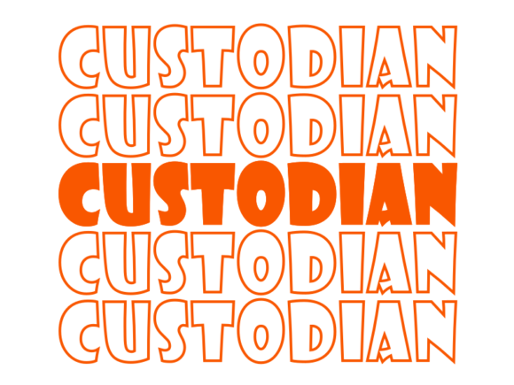 Custodian SVG Cut File: Graphics for Print Templates