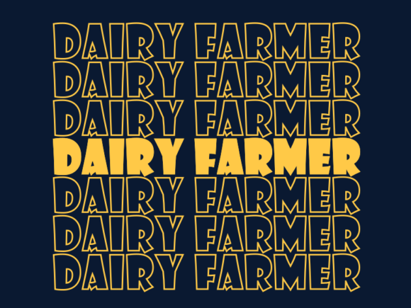 Dairy Farmer SVG Cut File: Graphics & Print Templates
