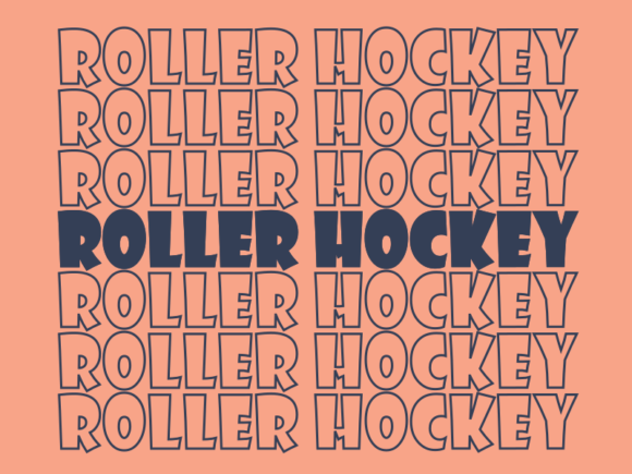 Roller Hockey SVG Cut File: Graphics for Print Templates