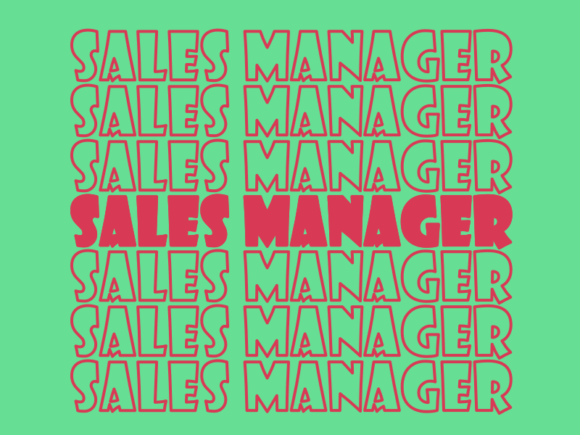 Sales Manager SVG Cut File: Graphics & Print Templates