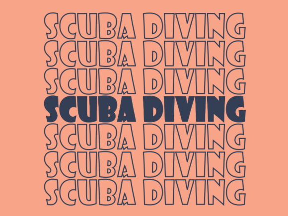 Scuba Diving SVG Cut File