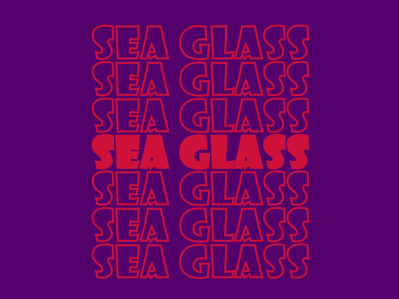Sea Glass SVG Cut File: Graphics for Print Templates