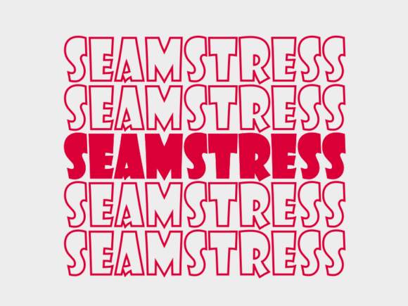 Seamstress SVG Cut File