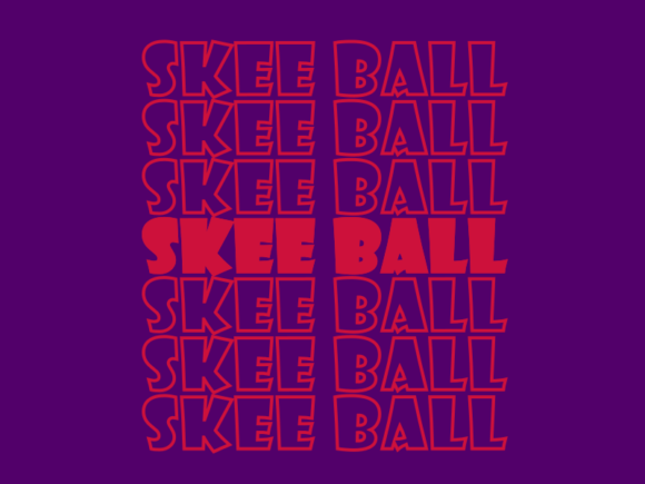 Skee Ball SVG Cut File: Graphics for Print Templates