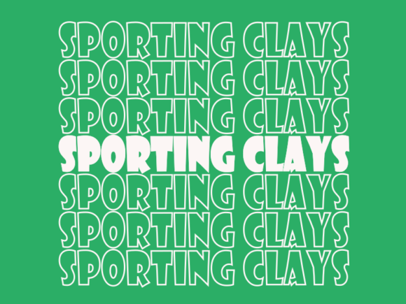Sporting Clays SVG Cut File: Graphics for Print Templates