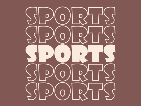 Sports SVG Cut File: Graphics for Print Templates