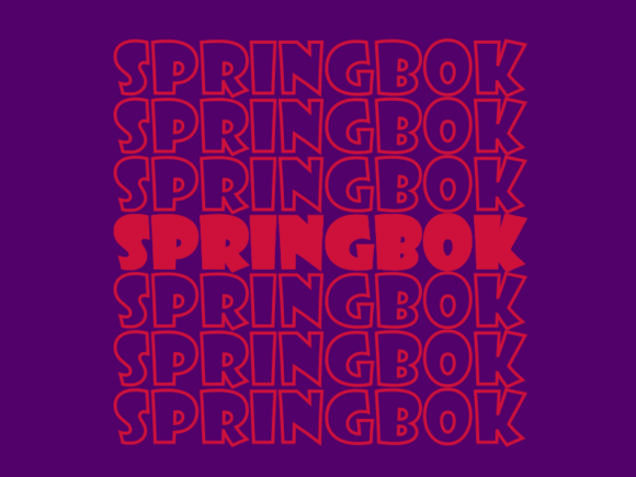 Springbok SVG Cut File: Graphics for Print Templates