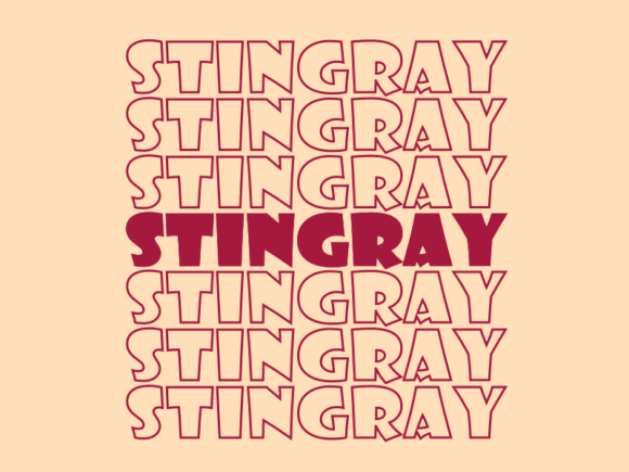 Stingray SVG Cut File