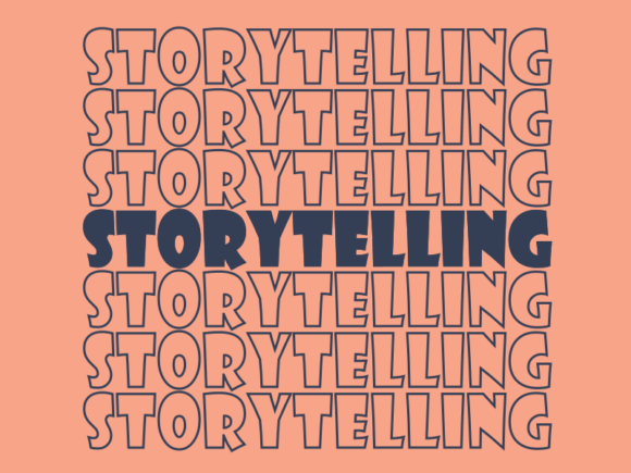 Storytelling SVG Cut File: Graphics for Print Templates