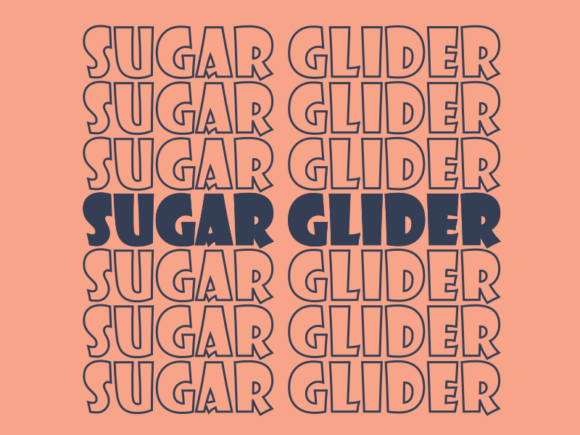 Sugar Glider SVG Cut File: Graphics for Print Templates