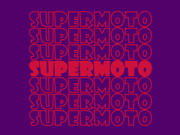 Supermoto SVG Cut File: Graphics for Print Templates