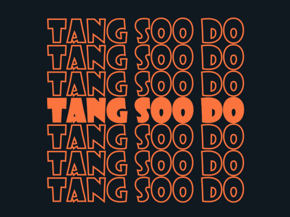 Tang Soo Do SVG Cut File: Graphics for Print Templates