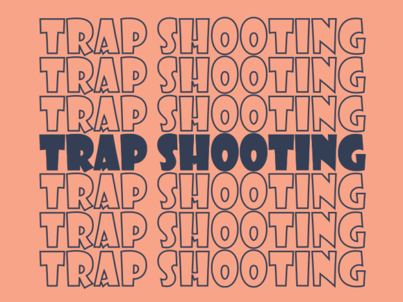 Trap Shooting SVG Cut File: Graphics for Print Templates