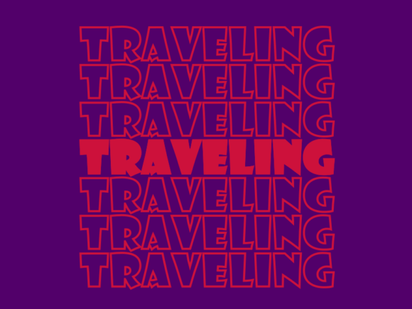 Traveling SVG Cut File