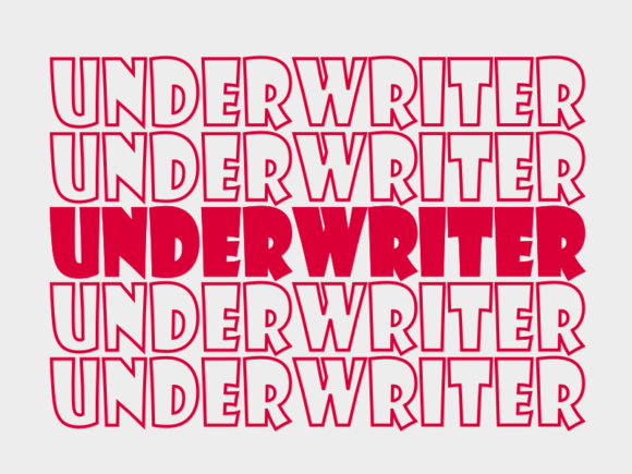 Underwriter SVG Cut File: Graphics for Print Templates