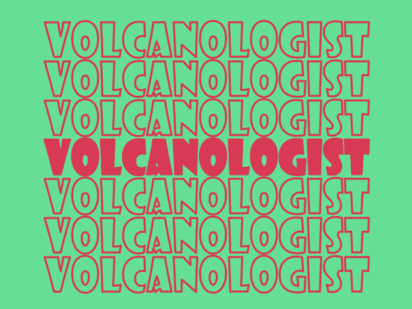 Volcanologist SVG Cut File: Graphics for Print Templates