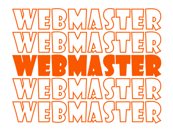 Webmaster SVG Cut File: Graphics for Print Templates