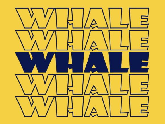 Whale SVG Cut File: Graphics for Print Templates