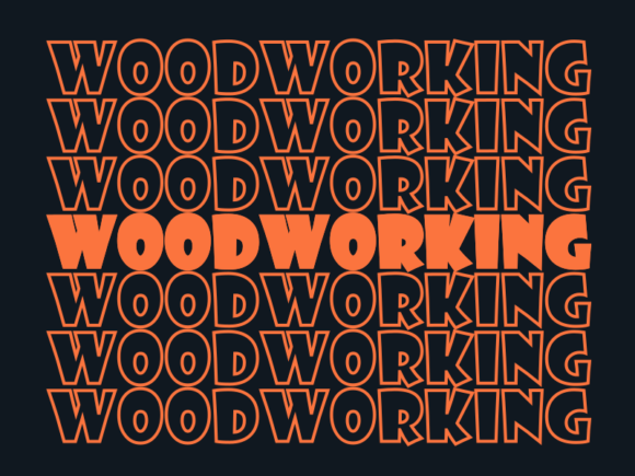 Woodworking SVG Cut File: Graphics for Print Templates