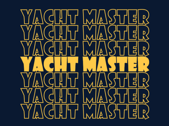 Yacht Master SVG Cut File: Graphics for Print Templates