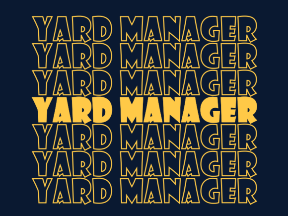 Yard Manager SVG Cut File: Graphics & Print Templates